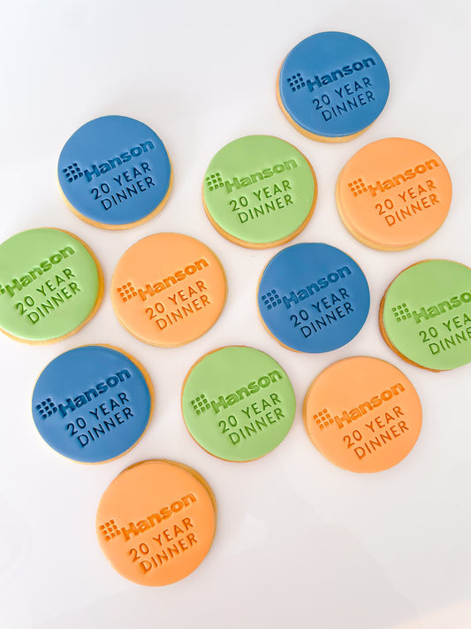 Custom Stamp Logo Cookies