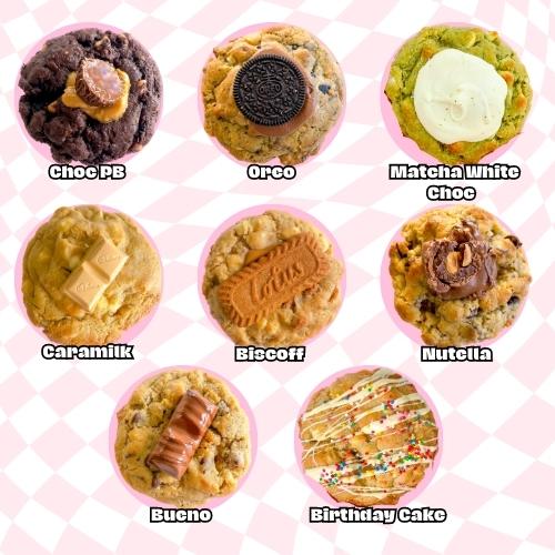 STUFFD' Cookies PICK N' MIX 4PK **BAKE SALE PRE ORDER - COLLECTION SAT 26TH ONLY**